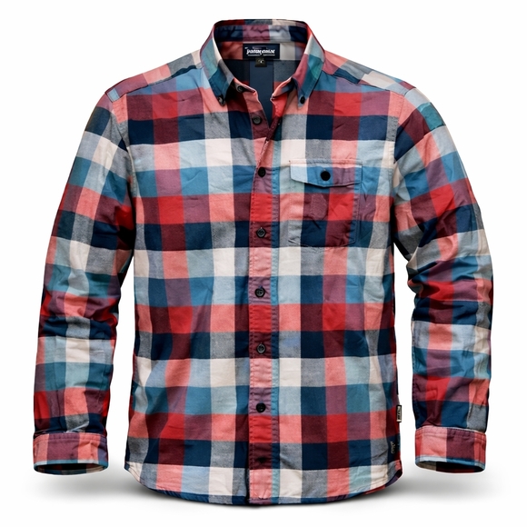 Patagonia Other - Patagonia Organic Cotton Plaid Button-Up Men's Shirt Red Blue‎ White